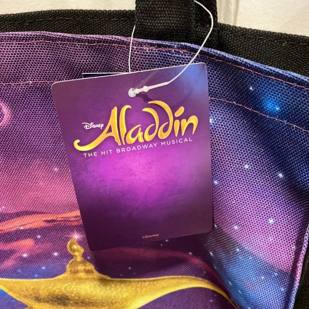 Disney Aladdin Magical Purple and Gold Tote - Picture 3 of 8
